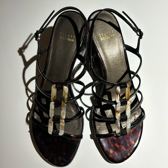 Stuart Weitzman Wedge Heel Sandals Size 10 - Picture 1 of 4